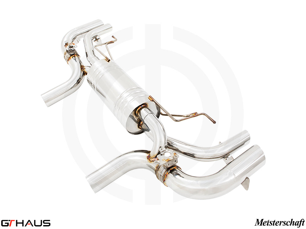 Premium exhaust system for BMW G11/G12 7 Series 760i Bi-turbo V12, featuring stainless steel construction and enhanced performance.