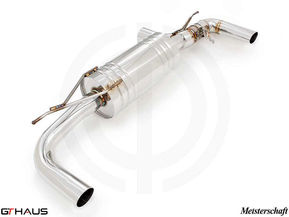 Premium stainless steel exhaust system for BMW G14/G15 8 Series 840i/xi, enhancing performance and sound.