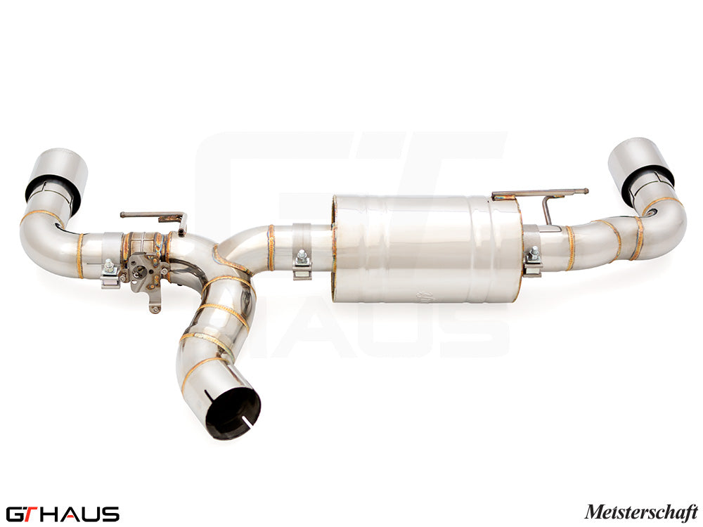 Premium exhaust system for BMW G20 3 Series 320i/330i/xi I-4 (B48) featuring stainless steel construction and valve control.