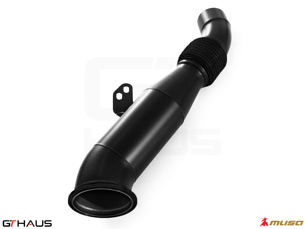 BMW G20 3 Series 340i/xi/M340i LCI 2023+ down pipes with OBD2 and 400 CEL sport cats for enhanced performance.