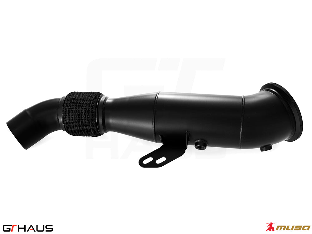 BMW G20 3 Series 340i/xi/M340i 2023+ down pipes with OBD2 and 400 CEL sport cats for enhanced performance.