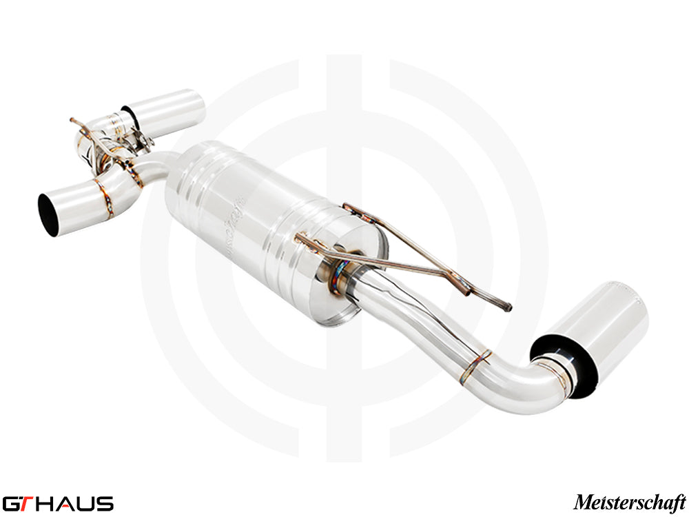 Premium exhaust system for BMW G30/G31 5 Series 520i/530i/xi I-4 (B48) 2021-2023, featuring stainless steel construction.