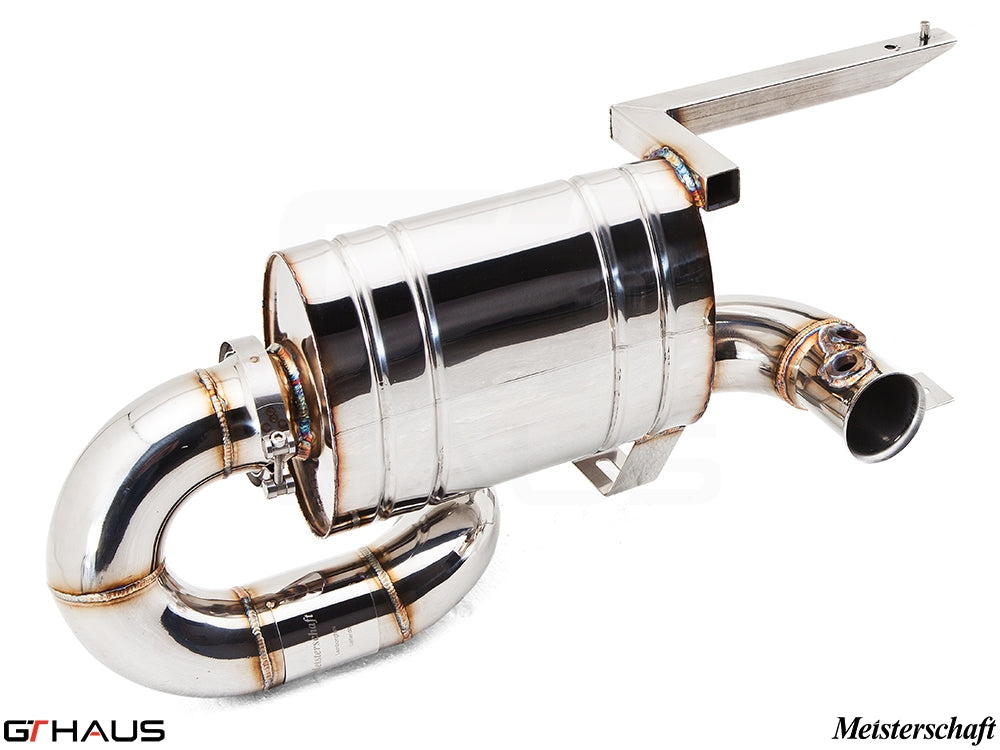 Premium stainless steel exhaust system for Lamborghini Gallardo V10 Coupe, designed for enhanced performance and sound.