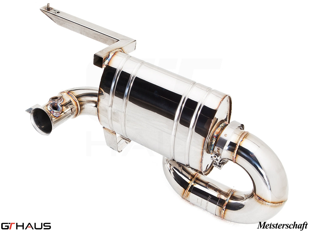 Premium stainless steel exhaust system for Lamborghini Gallardo V10 Coupe, enhancing performance and sound.