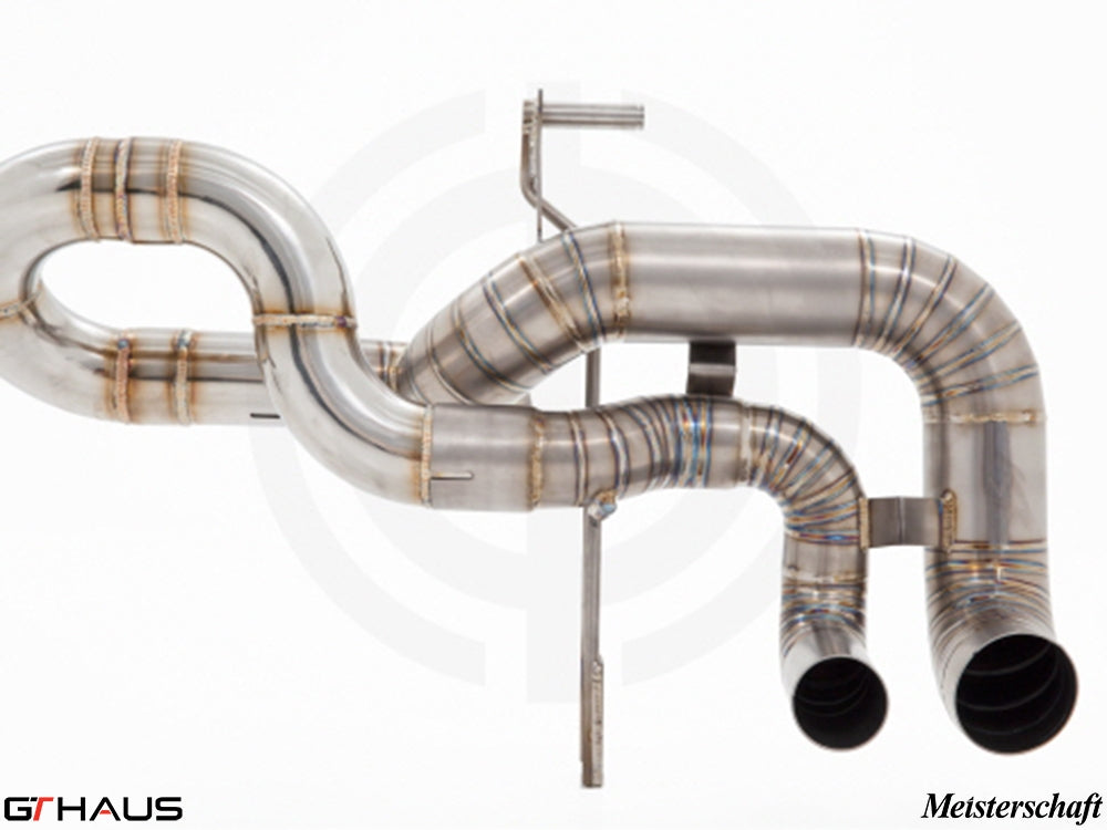 Premium stainless steel exhaust system for Lamborghini Gallardo V10 LP550/560/570, designed for enhanced performance.
