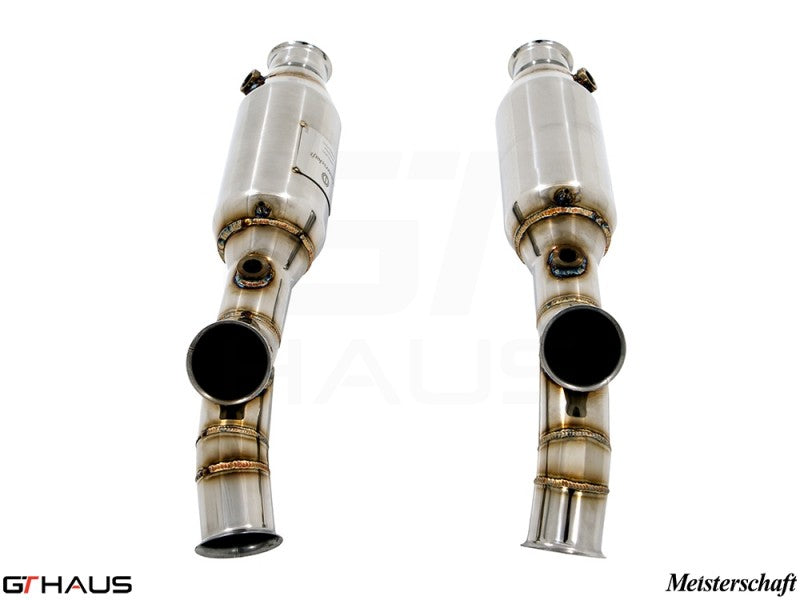 Premium sport catted pipes for 2006 Lamborghini Murcielago LP620 SR 400, enhancing performance and sound.