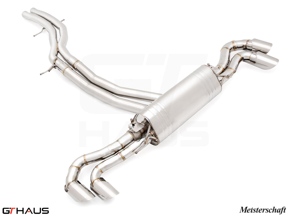 Premium performance exhaust system for Lamborghini URUS V8 4.0T, featuring stainless steel construction and enhanced sound.