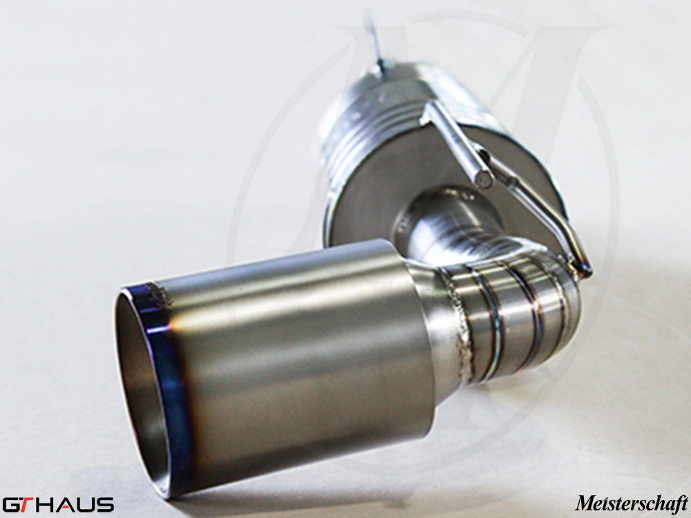 Premium exhaust system for Lotus Elise/Exige SC, featuring stainless steel construction and electronic valve control.