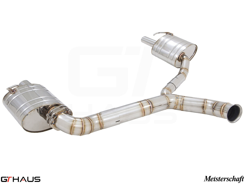 Premium stainless steel exhaust system for Mercedes-Benz A205 C-convertible C400/450/43 AMG, enhancing performance and sound.