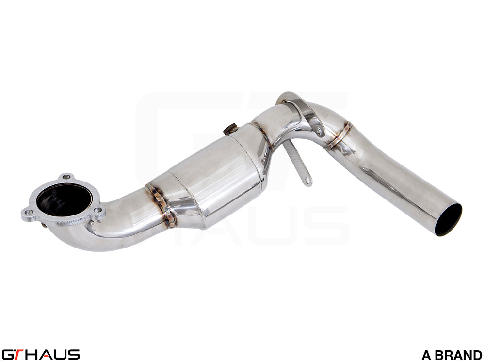 Premium down pipes for Mercedes-Benz C117 CLA 45 AMG 2014-2019 with 400 CEL sport cats, designed for CLA 250 model.