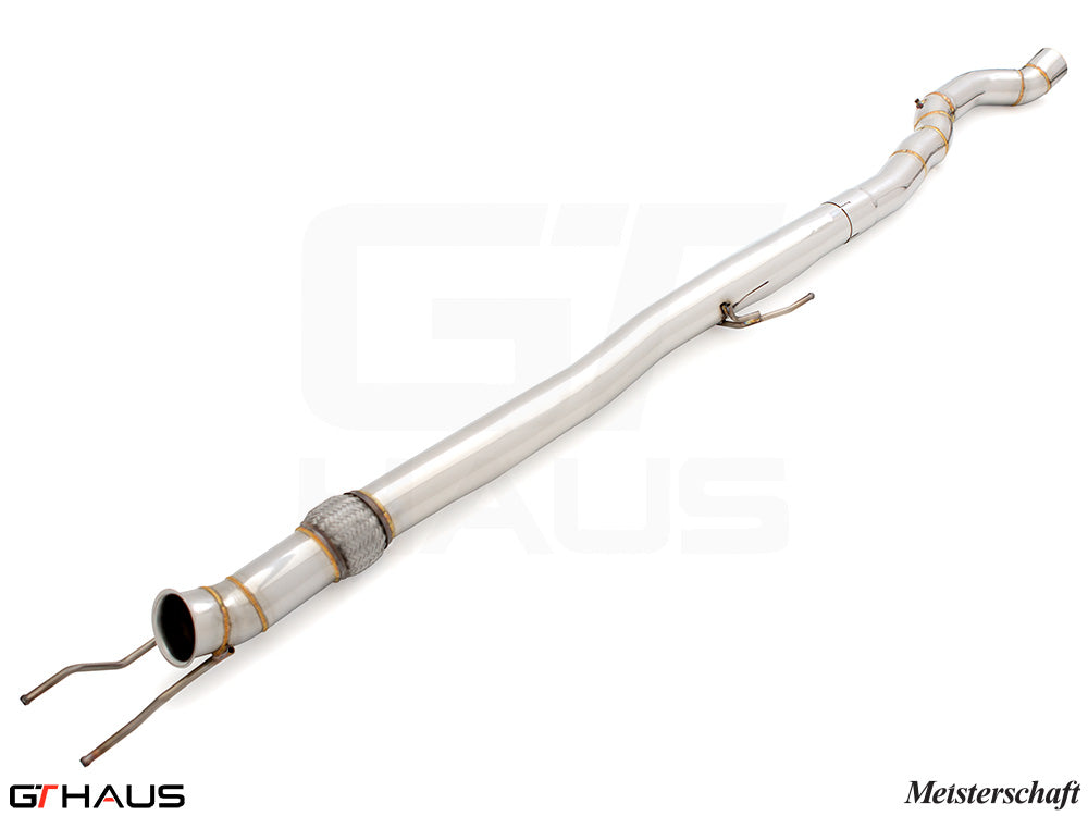 Premium cat-back LSR pipes for 2021+ Mercedes-Benz H247 GLA 45 AMG GEN 2, enhancing performance and sound.