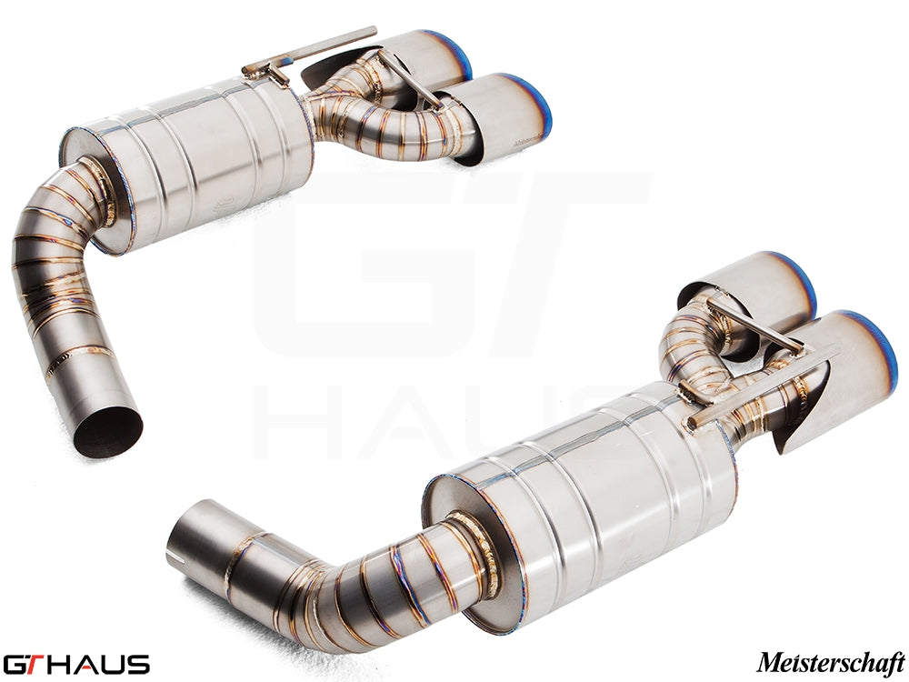 Premium exhaust system for Mercedes-Benz R230 SL63 AMG V8, enhancing performance and sound with precision engineering.