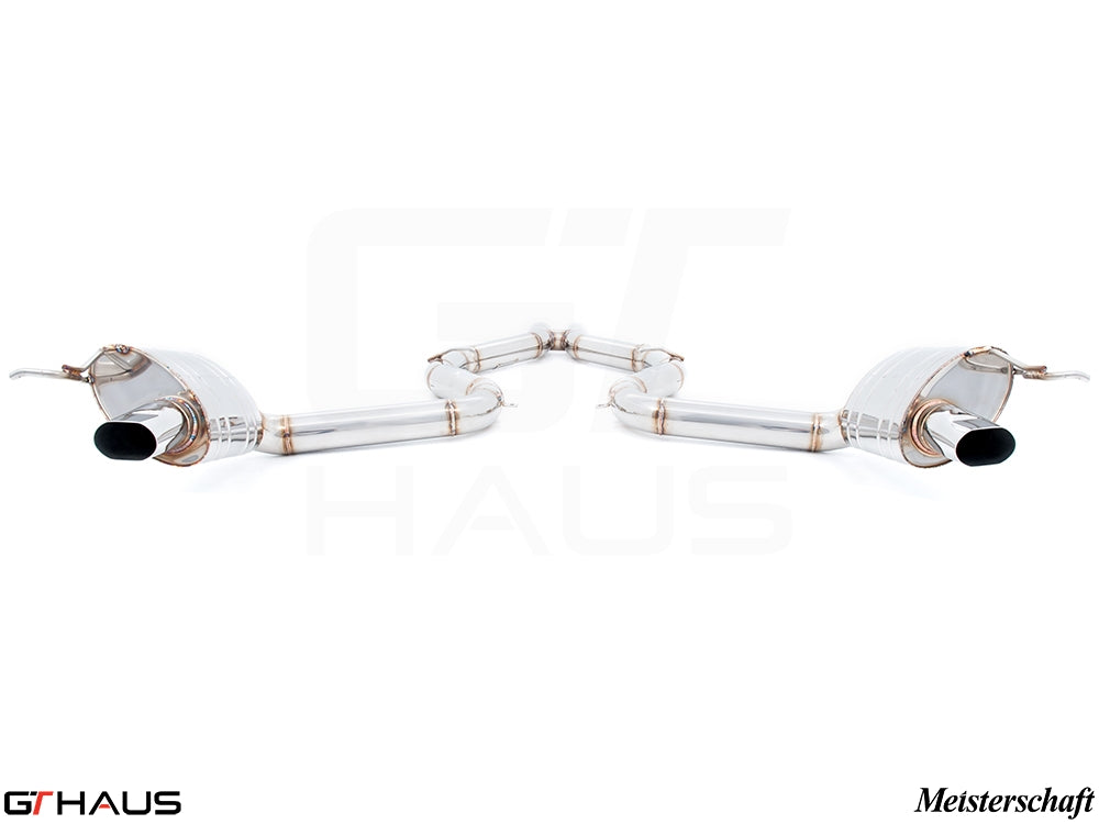 Premium exhaust system for Mercedes-Benz R231 SL-Class SL500/550 featuring T304 stainless steel construction.