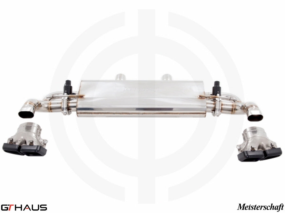 Premium performance exhaust system for Mercedes-Benz W167 GLE 63/63S AMG, featuring stainless steel construction and electronic valve control.