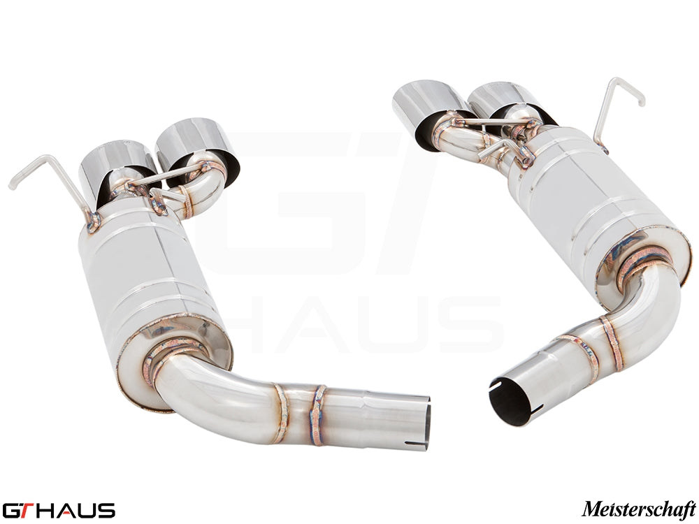 Premium exhaust system for Mercedes-Benz W204 C63 AMG V8 Sedan and C204 C-Coupe, enhancing performance and sound.