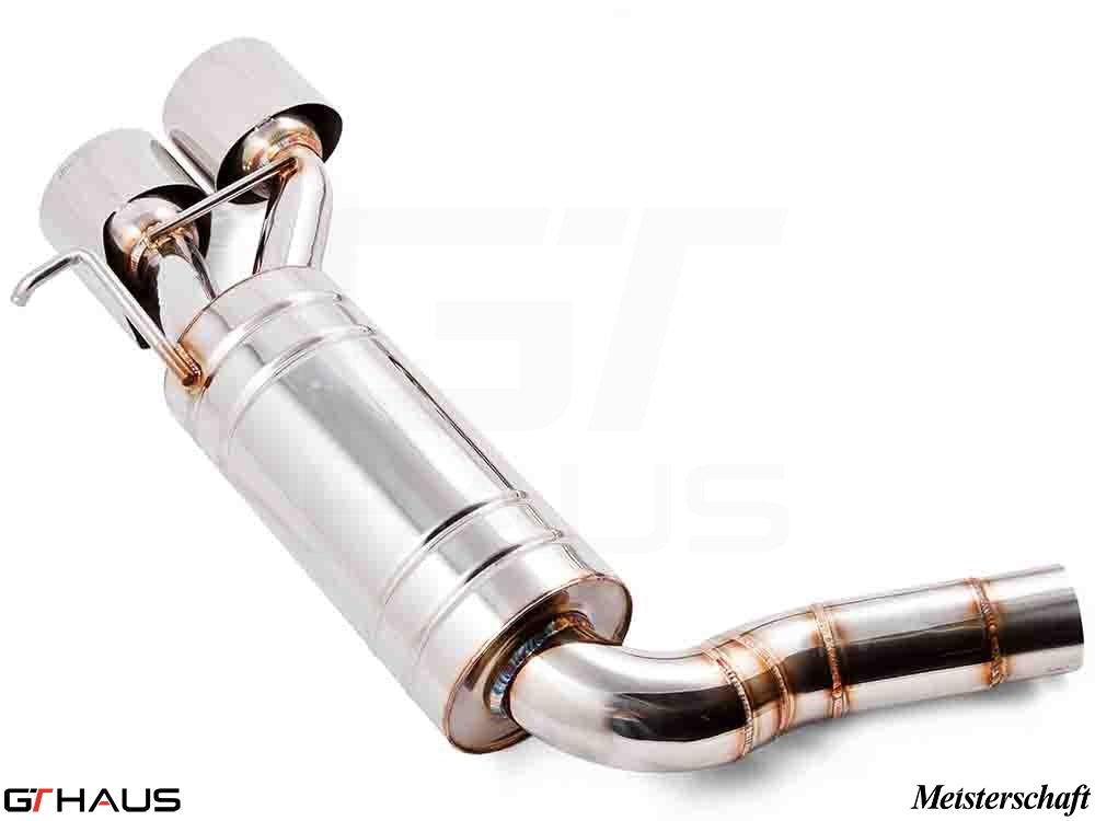 Premium stainless steel exhaust system for Mercedes-Benz W211 E-Class E320/E350 V6 models, enhancing performance and sound.