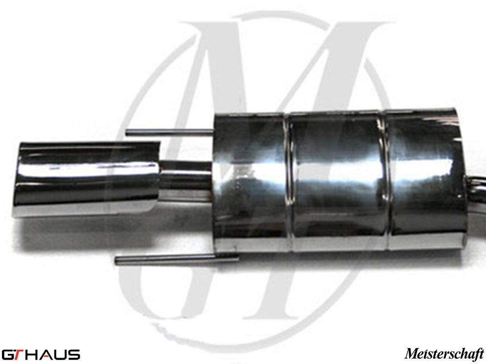 Premium stainless steel exhaust system for Mercedes-Benz W216 CL-Class Coupe CL550 V8, enhancing performance and sound.