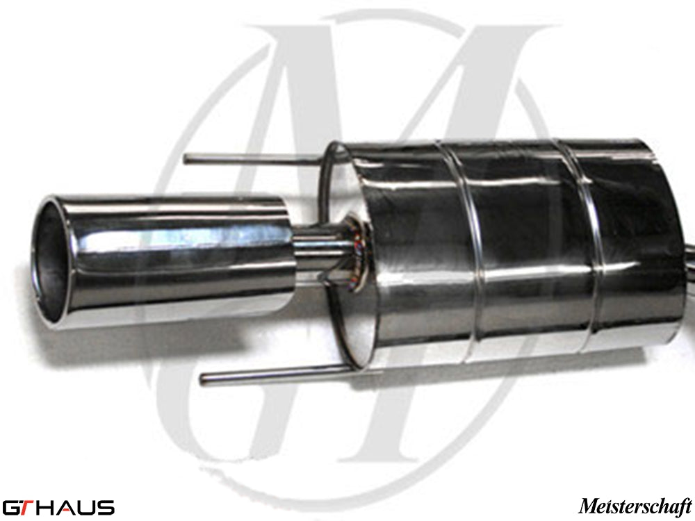 Premium stainless steel exhaust system for Mercedes-Benz W216 CL-Class Coupe CL550 V8, enhancing performance and sound.