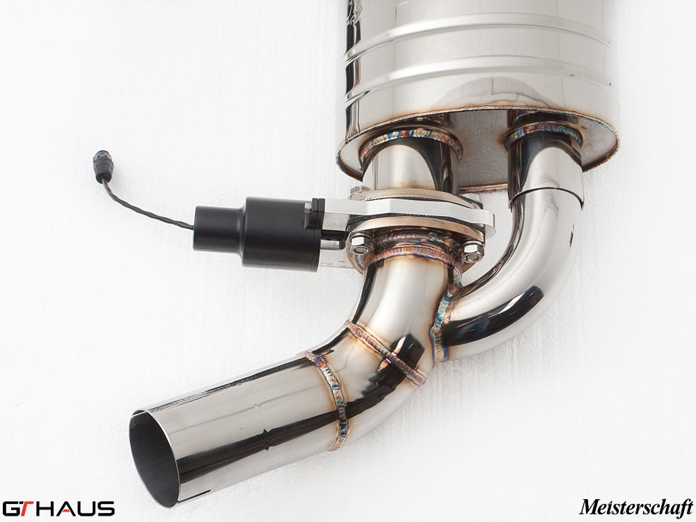 Premium exhaust system for Mercedes-Benz W216 CL-Class Coupe CL600 V12, featuring stainless steel construction and electronic valve control.