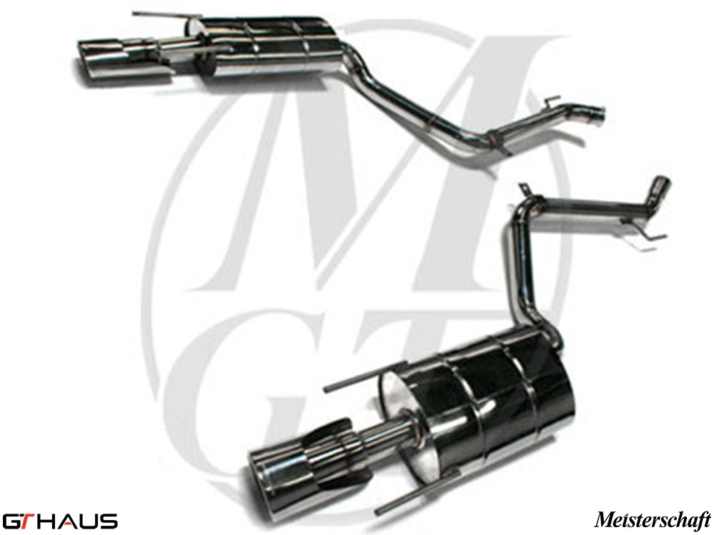 Premium stainless steel exhaust system for Mercedes-Benz W216 CL-Class Coupe CL600 V12, designed for enhanced performance.