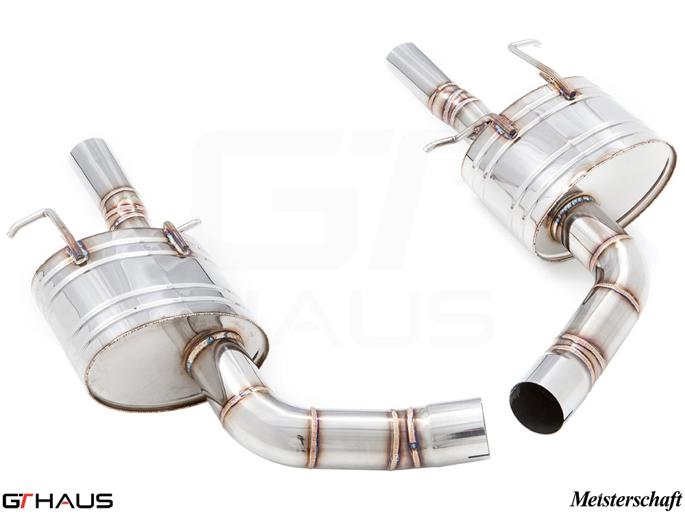 Premium stainless steel exhaust system for Mercedes-Benz W218 CLS-Class Sedan CLS350, enhancing performance and sound.