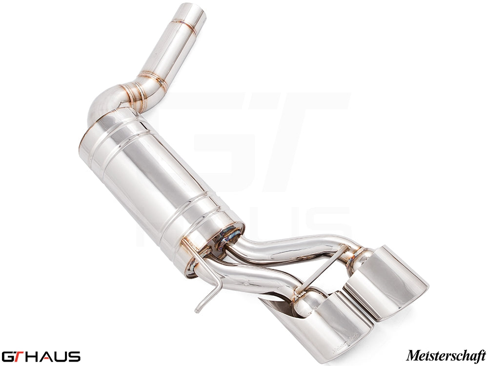 Premium stainless steel exhaust system for Mercedes-Benz W219 CLS-Class CLS550 V8, enhancing performance and sound.