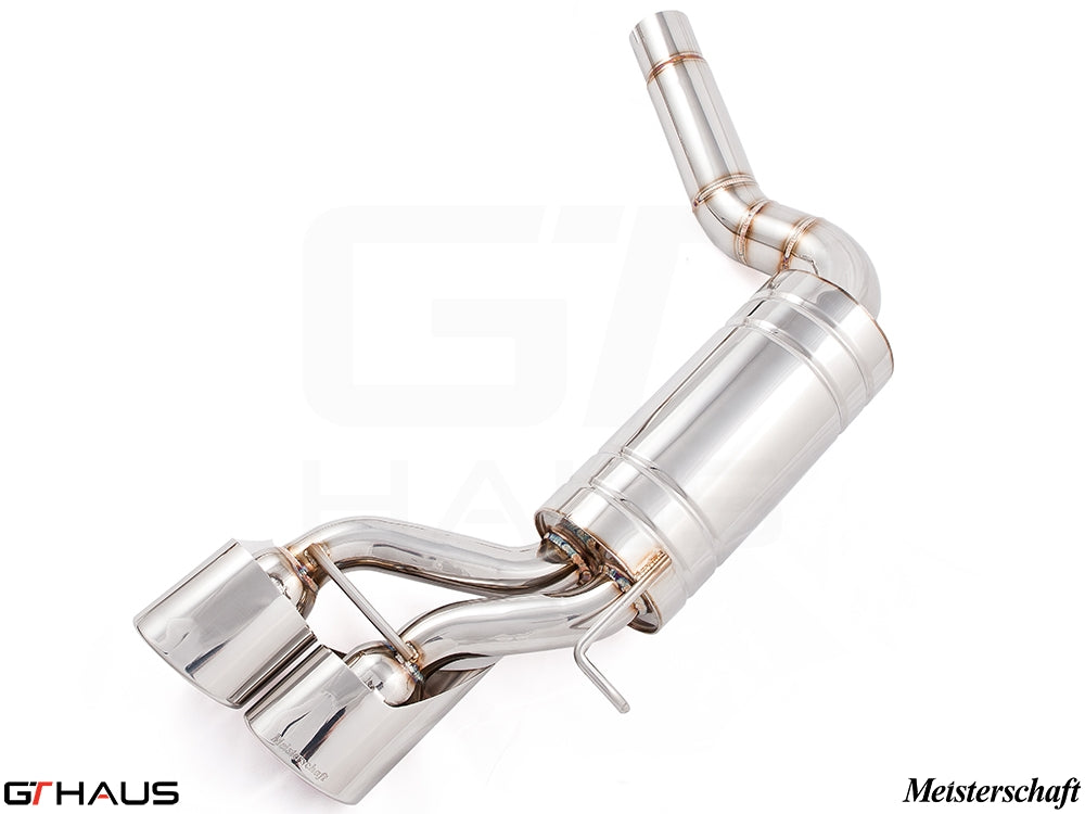 Premium stainless steel exhaust system for Mercedes-Benz W219 CLS550 V8, enhancing performance and sound.