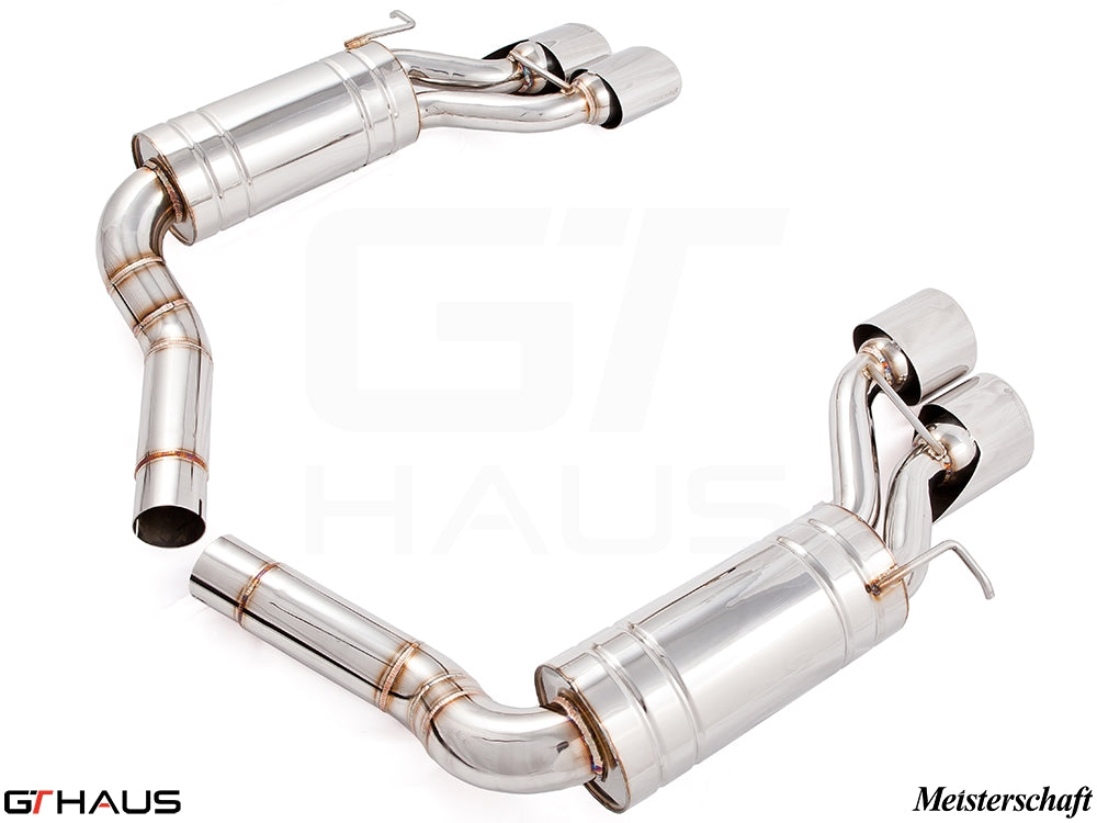 Premium stainless steel exhaust system for Mercedes-Benz W219 CLS-Class CLS63 AMG V8, enhancing performance and sound.