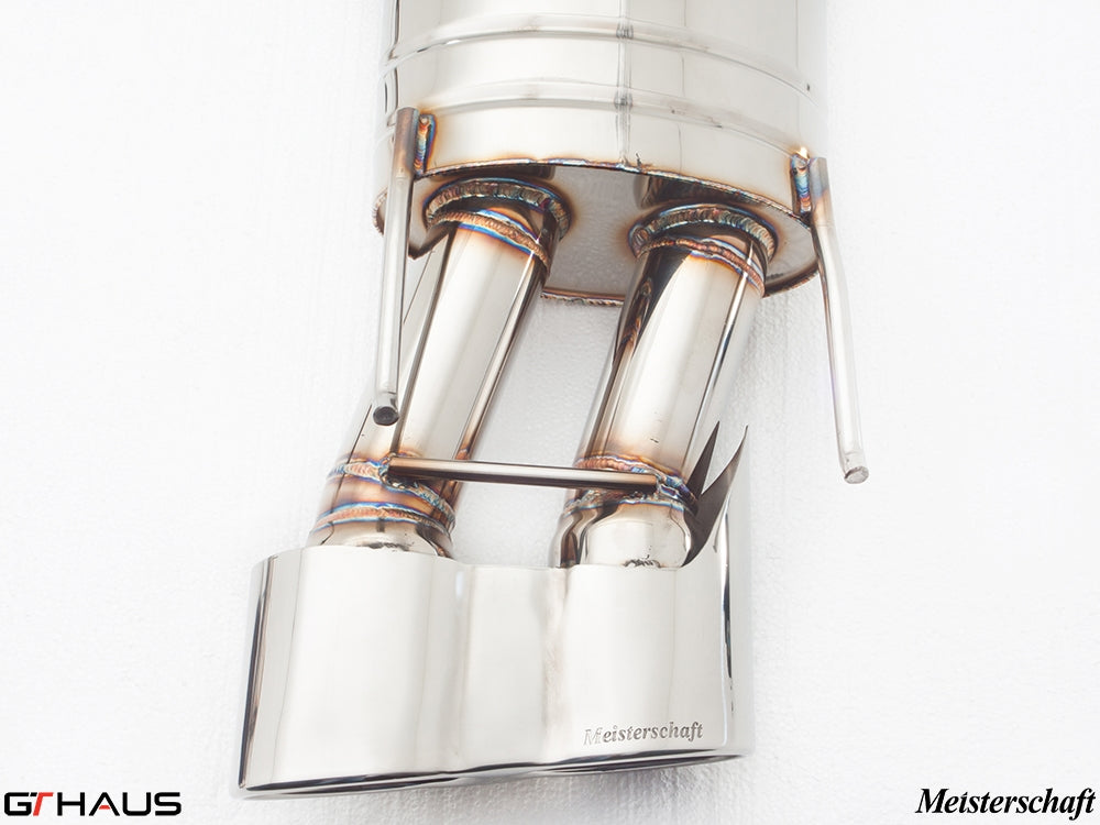 Premium stainless steel exhaust system for 2011-2013 Mercedes-Benz W221 S-Class S550 V8 Bi-turbo models.