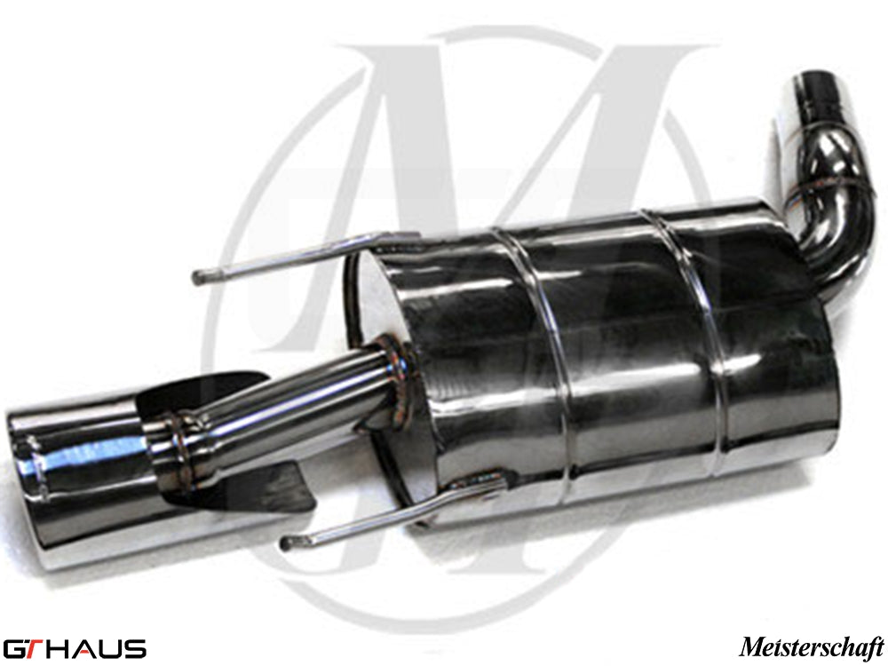Premium stainless steel exhaust system for Mercedes-Benz W221 S-Class S550 V8, enhancing performance and sound.