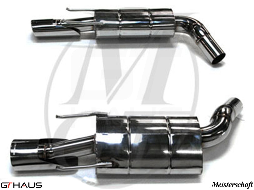 Premium stainless steel exhaust system for Mercedes-Benz W221 S-Class S550 V8, enhancing performance and sound.