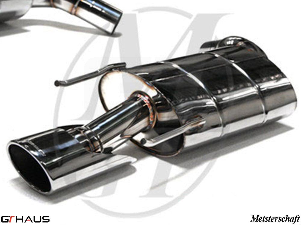 Premium stainless steel exhaust system for Mercedes-Benz W221 S-Class Sedan S550 V8, enhancing performance and sound.