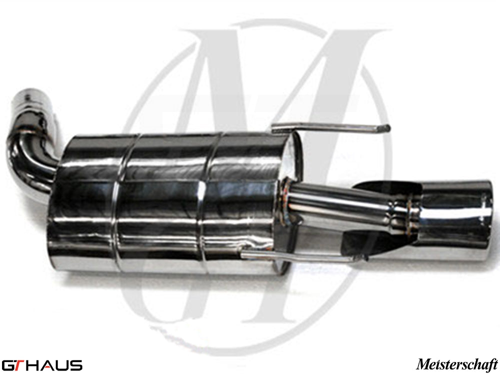 Premium stainless steel exhaust system for Mercedes-Benz W221 S-Class S550 V8, enhancing performance and sound.