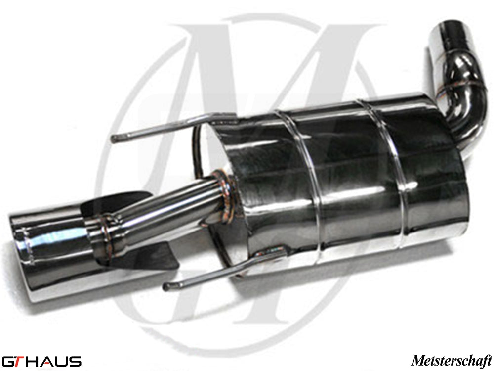 Premium stainless steel exhaust system for Mercedes-Benz W221 S-Class S550 V8, enhancing performance and sound.