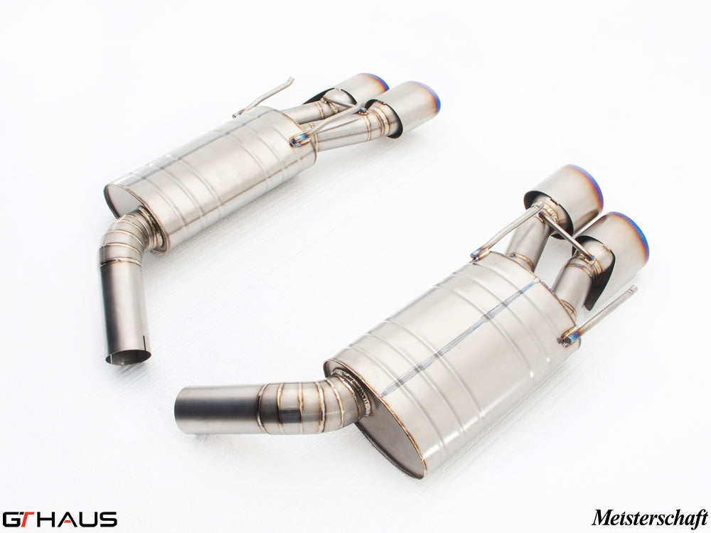 Premium exhaust system for Mercedes-Benz W221 S-Class S600 V12, featuring stainless steel construction and performance design.