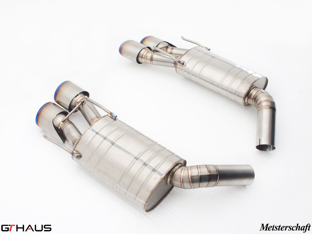 Premium stainless steel exhaust system for Mercedes-Benz W221 S-Class S600 V12, designed for enhanced performance and sound.