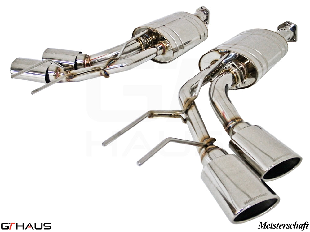 Premium stainless steel exhaust system for Mercedes-Benz W463 G-Class G500/550 AMG 4x4 Special Edition, enhancing performance.