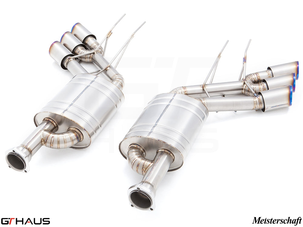 Premium stainless steel exhaust system for Mercedes-Benz W463 G-Class G500/550 AMG 4x4 Special Edition, enhancing performance.