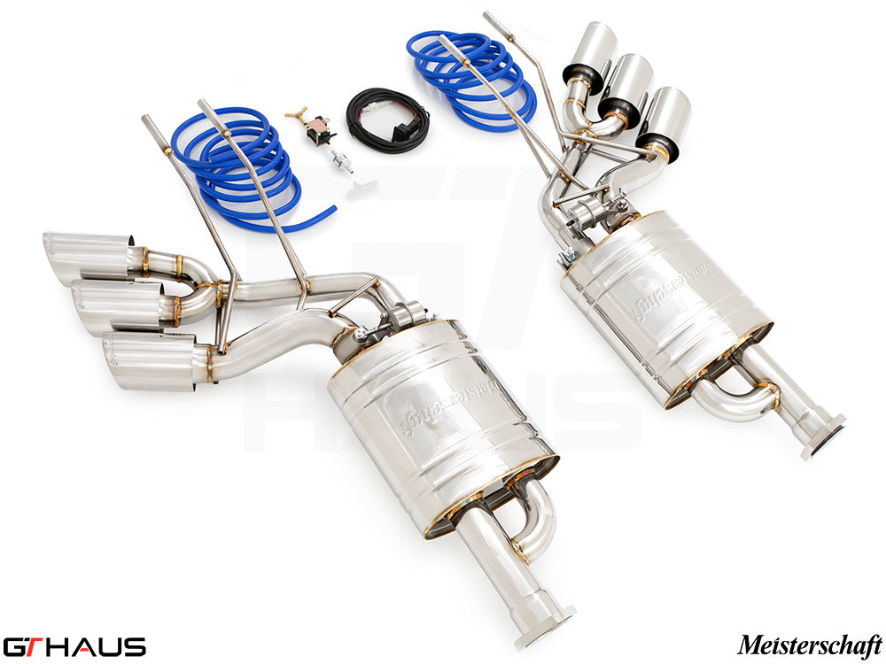 Premium exhaust system for Mercedes-Benz W463 G-Class G63 AMG 6x6 Special Edition, featuring stainless steel construction.