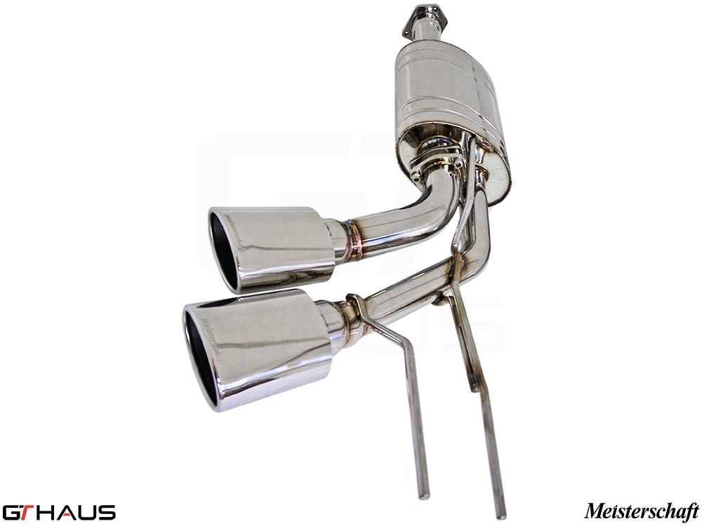 Premium exhaust system for Mercedes-Benz W463 G-Class G65 AMG, featuring stainless steel construction and dual tips.