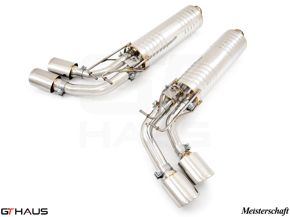 Premium exhaust system for Mercedes-Benz W463 G-Class G500/550, featuring stainless steel construction and enhanced performance.