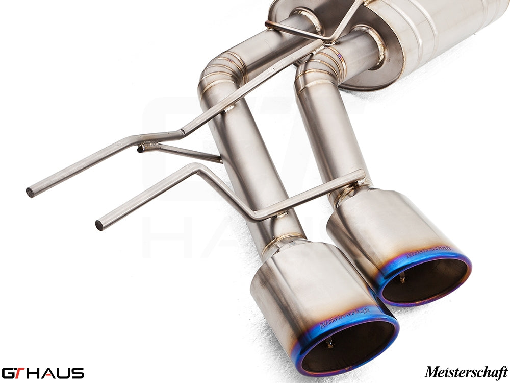 Premium stainless steel exhaust system for 2019+ Mercedes-Benz W463 G-Class G500/550 with V8 turbo. Enhanced performance and sound.