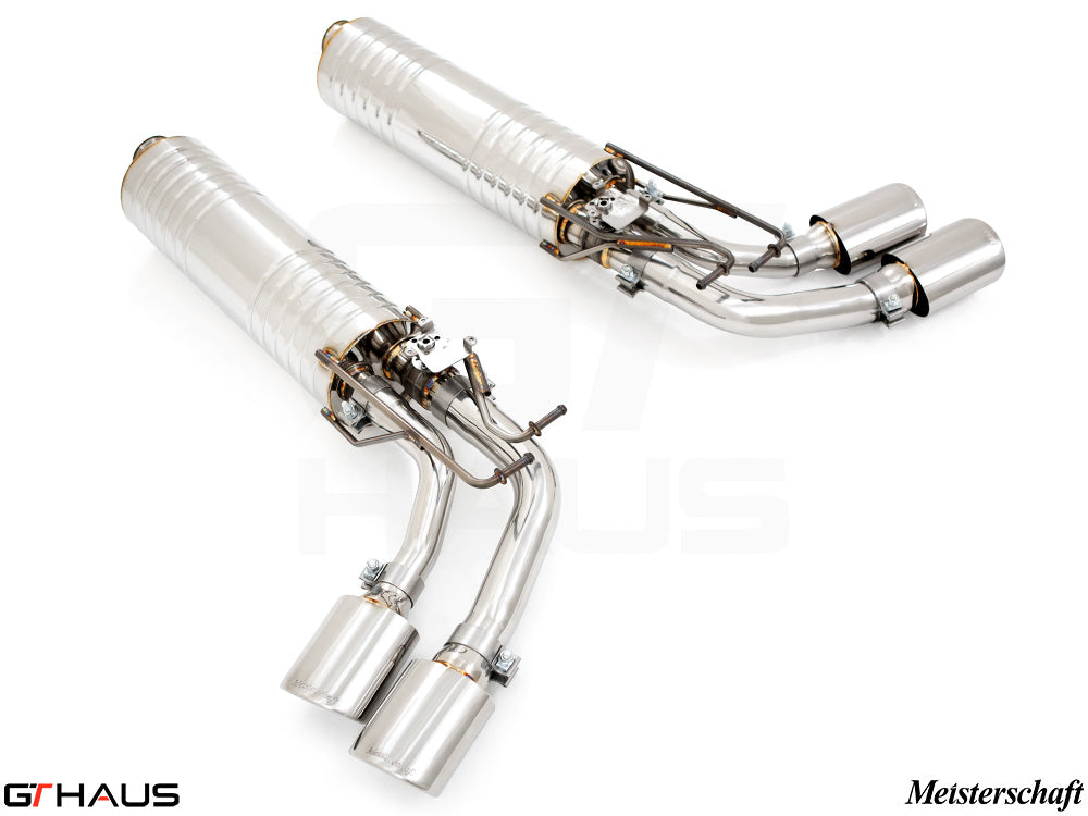 Premium exhaust system for Mercedes-Benz W463 G-Class G63 AMG featuring V8 Bi-turbo, crafted for enhanced performance.