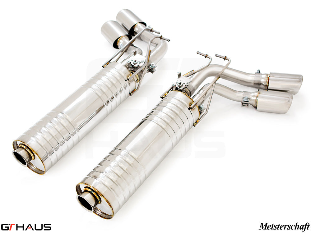 Premium stainless steel exhaust system for Mercedes-Benz W463 G-Class G63 AMG, enhancing performance and sound.