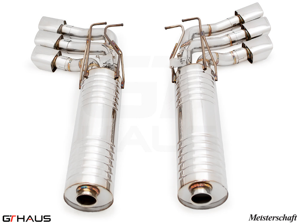 Premium exhaust system for Mercedes-Benz W463 G-Class G63 AMG featuring V8 Bi-turbo, crafted for enhanced performance.