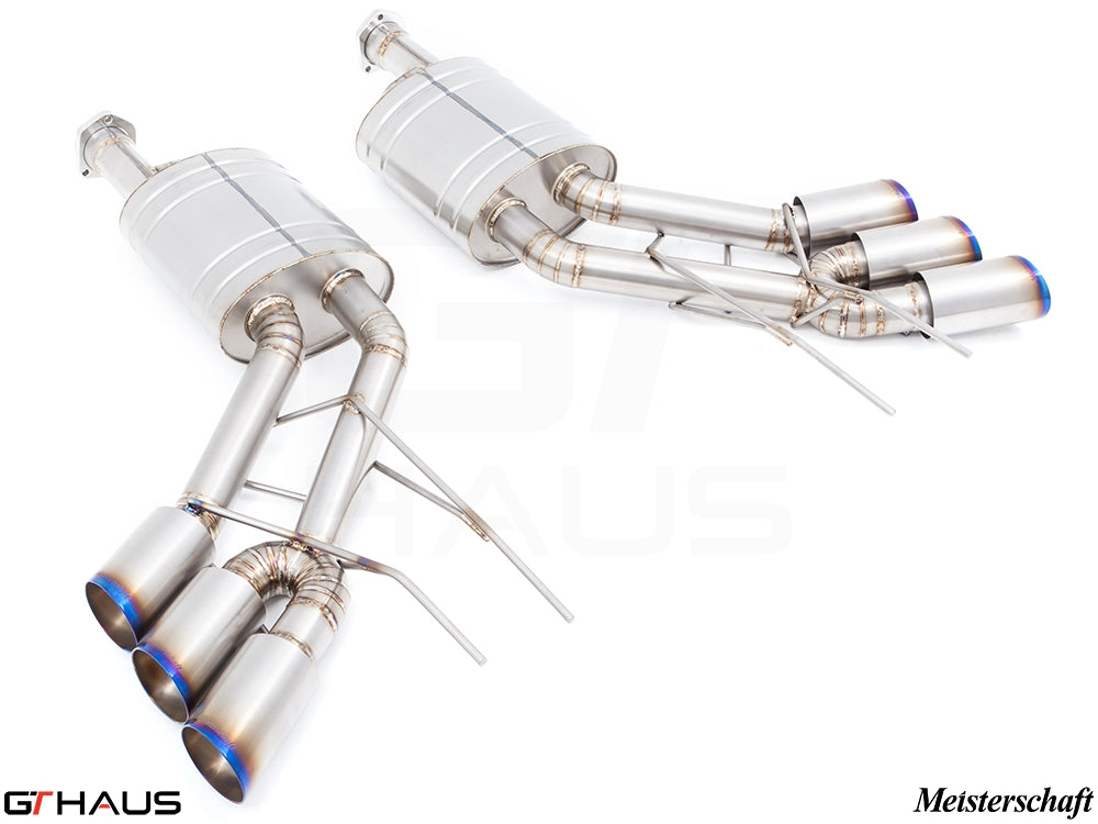 Premium exhaust system for Mercedes-Benz W463 G-Class G63 AMG featuring V8 Bi-turbo, crafted for enhanced performance.