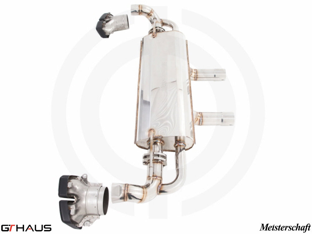 Premium stainless steel exhaust system for Mercedes-Benz X166 GL-Class GL500/550 V8 Bi-turbo, enhancing performance and sound.