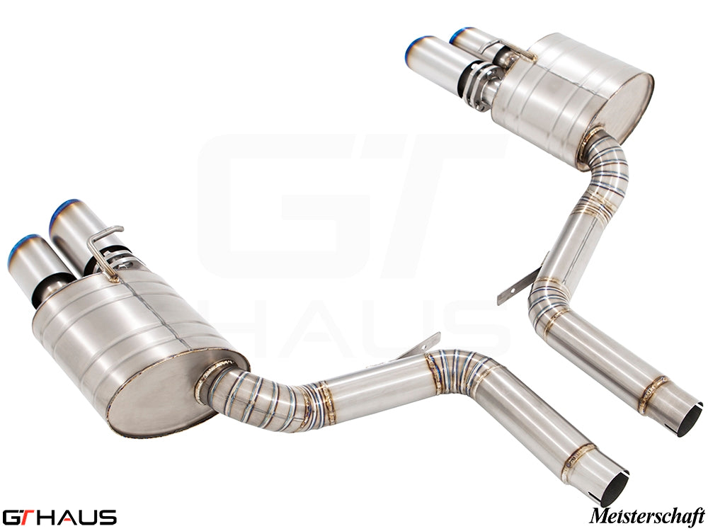 Premium performance exhaust system for Porsche Panamera Sedan 971 V6 (2.9T models: S/4S) SWB, featuring stainless steel construction.