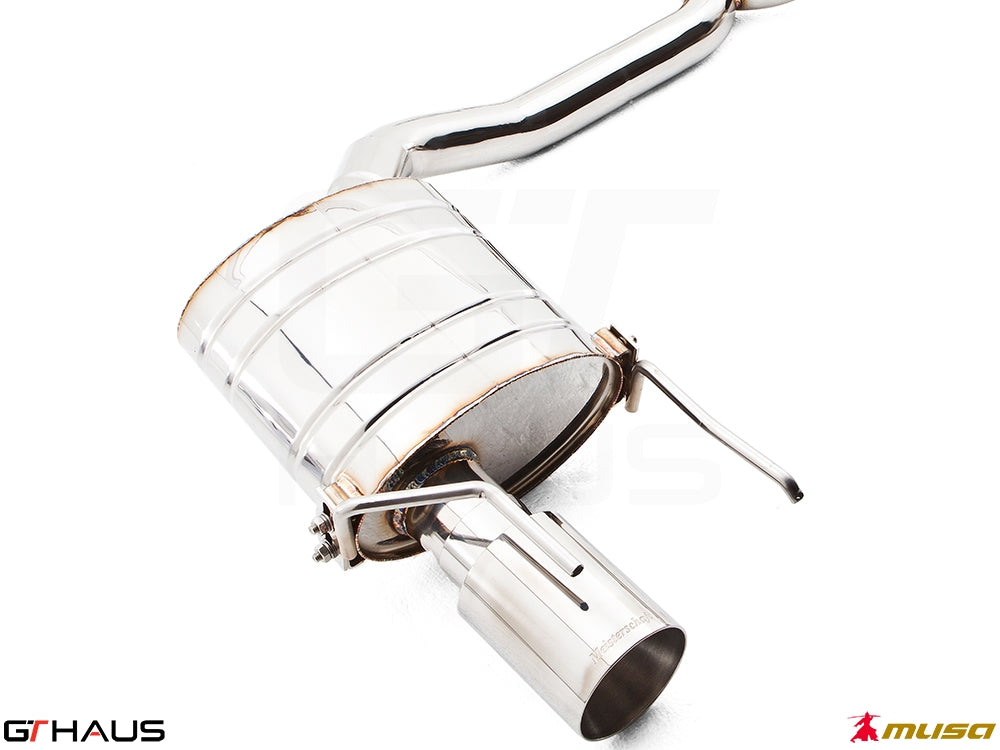Premium stainless steel exhaust system for Lexus IS 250/350 V6 sedan, enhancing performance and sound.