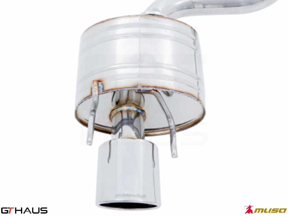 Premium exhaust system for Lexus IS 250/350/350 F-Sport AWD (2014+) featuring stainless steel construction and precision design.